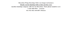 Desktop Screenshot of mazatlanwingshootingclub.com
